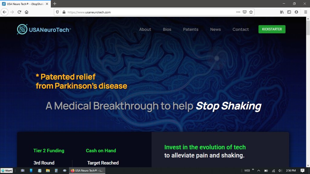 USA Neuro Tech® Website Screenshot